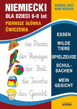 Niemiecki dla dzieci 6-8 lat. Pierwsze słówka. Ćwiczenia. Zeszyt 4 okładka
