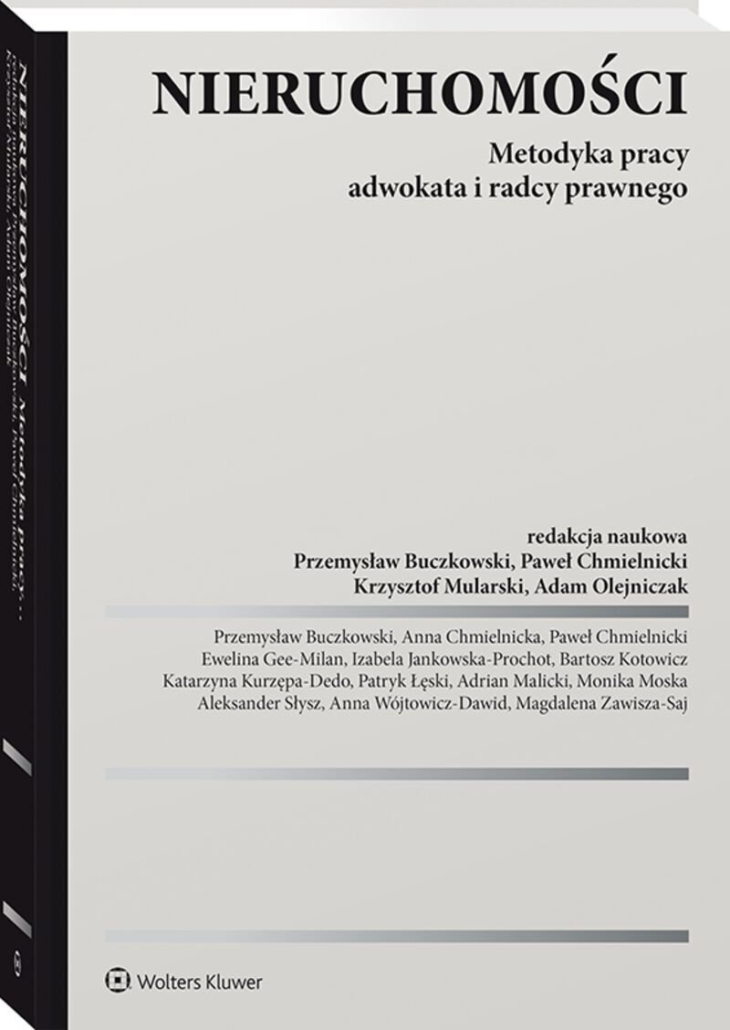 Nieruchomości. Metodyka pracy adwokata i radcy prawnego okładka