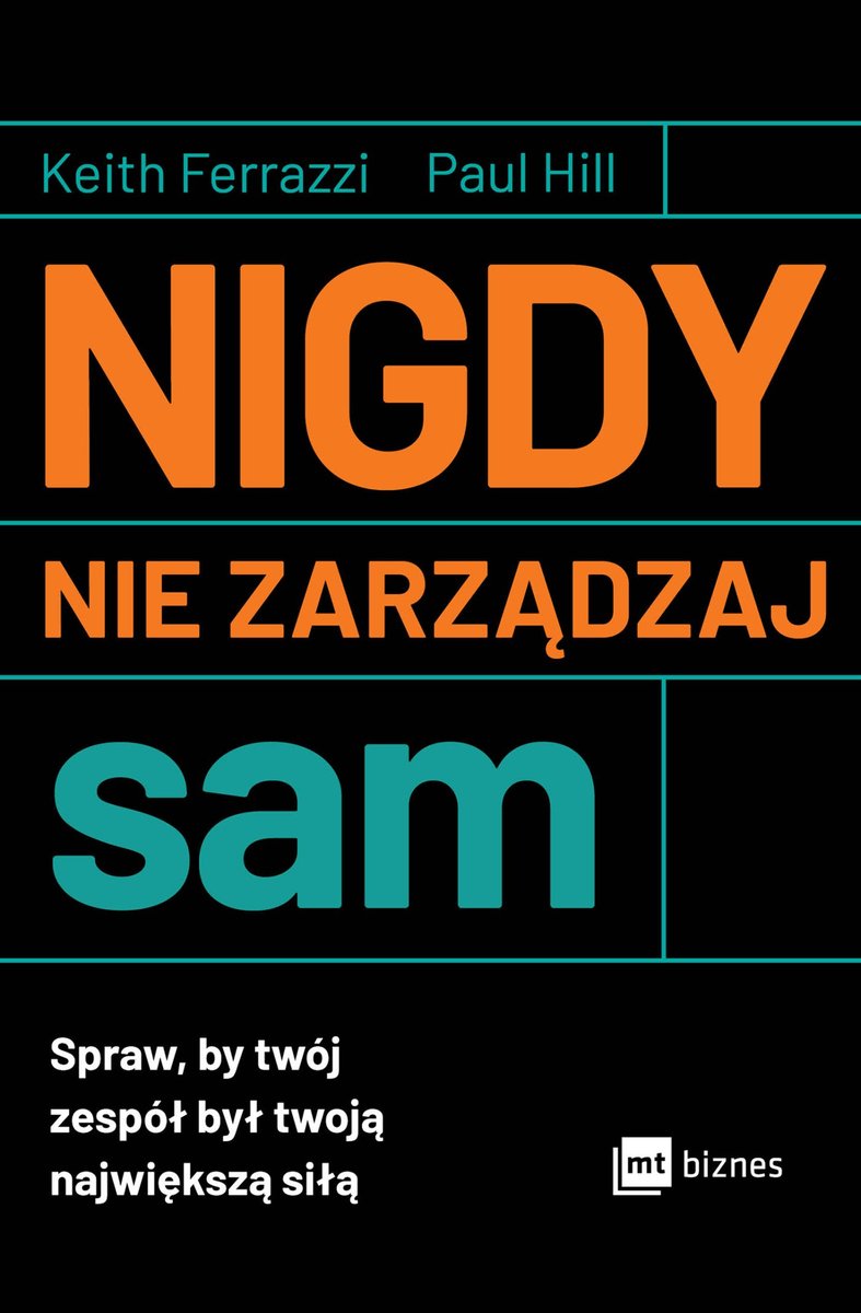 Nigdy nie zarządzaj sam. Spraw, by twój zespół był twoją największą siłą - ebook MOBI okładka