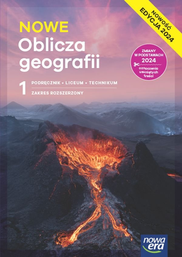 Oblicza geografii. Podręcznik. Klasa 1. Zakres rozszerzony. Liceum i technikum. Edycja 2024 okładka