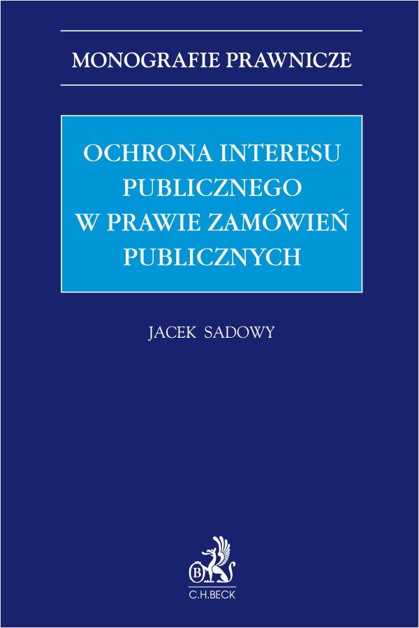 Ochrona interesu publicznego w prawie zamówień publicznych - ebook PDF okładka