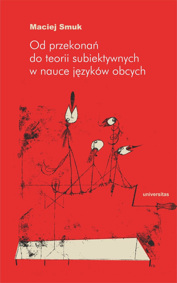 Od przekonań do teorii subiektywnych w nauce języków obcych okładka