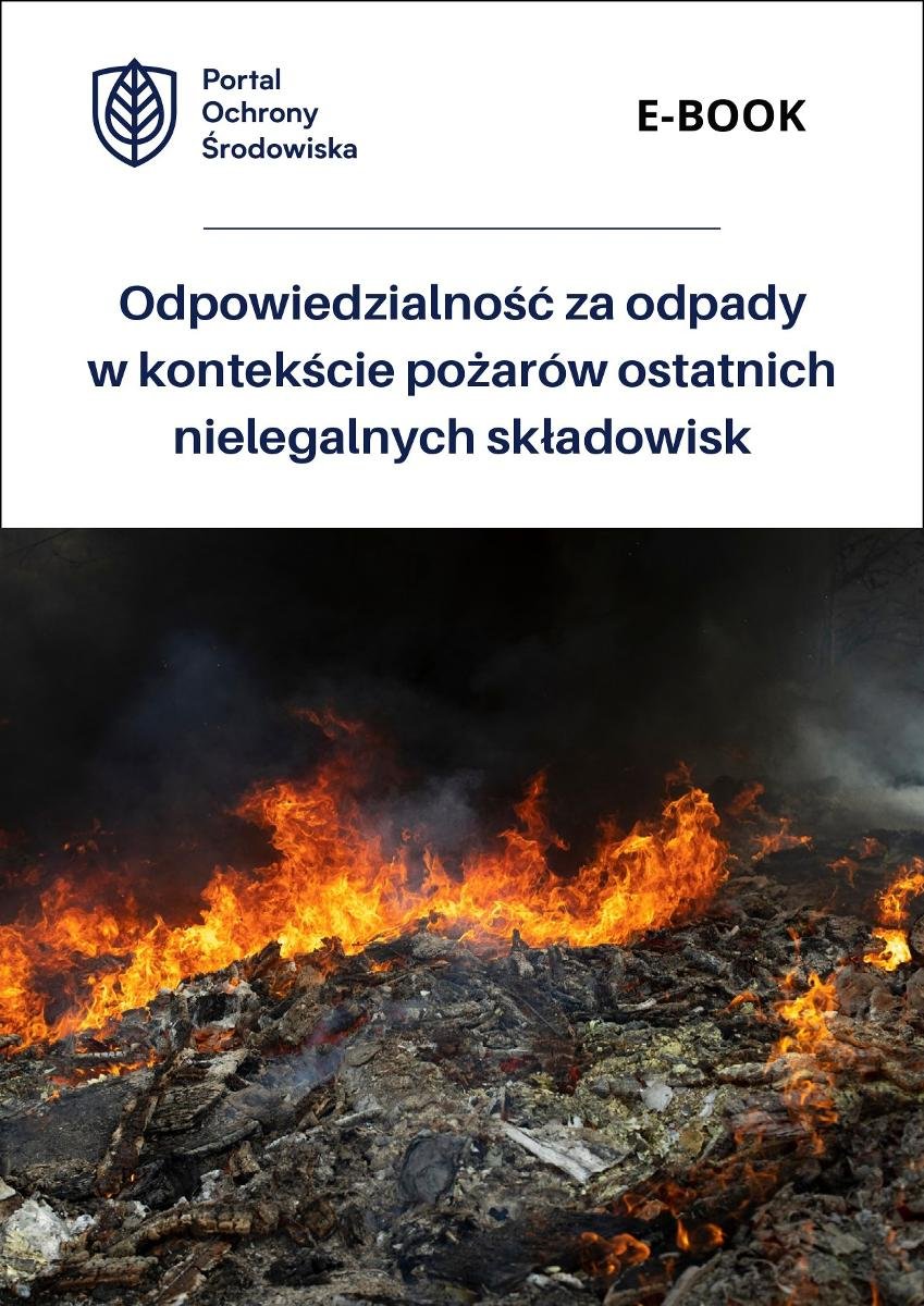 Odpowiedzialność za odpady w kontek��cie pożarów ostatnich nielegalnych składowisk - ebook MOBI okładka