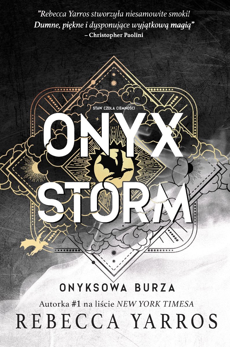 Onyx Storm. Onyksowa burza. Empireum. Tom 3 okładka