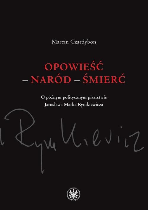 Opowieść – naród – śmierć okładka