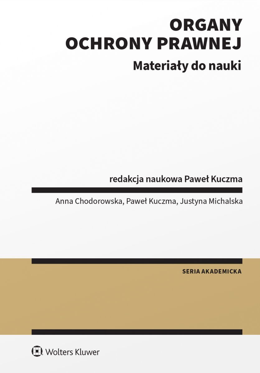 Organy ochrony prawnej. Materiały do nauki okładka