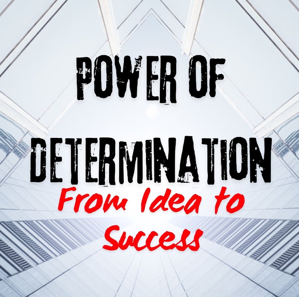 POWER OF DETERMINATION FROM IDEA TO SUCCESS okładka