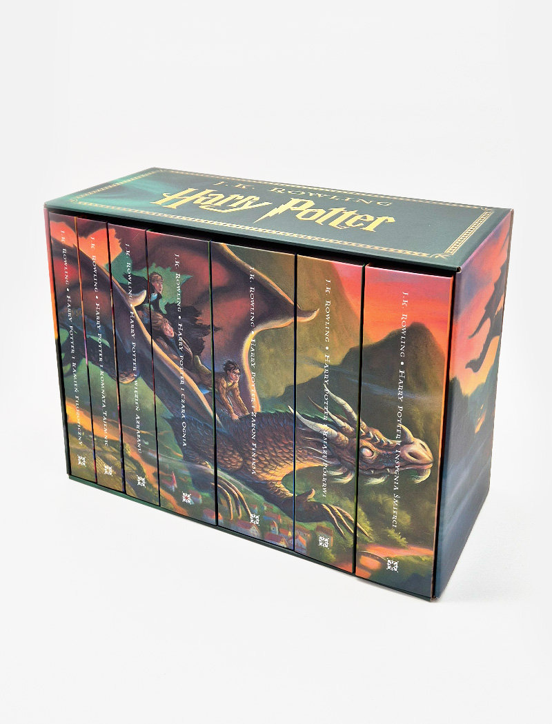 Pakiet: Harry Potter. Tomy 1-7. Edycja jubileuszowa w twardej oprawie okładka