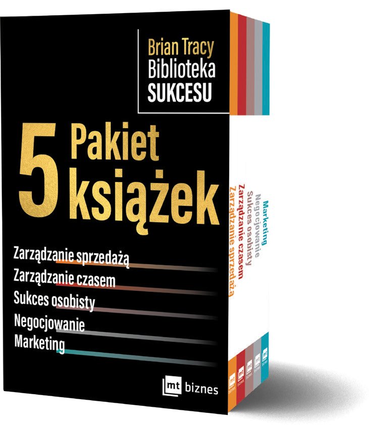 Pakiet: Zarządzanie sprzedażą / Zarządzanie czasem / Sukces osobisty / Negocjowanie / Marketing okładka