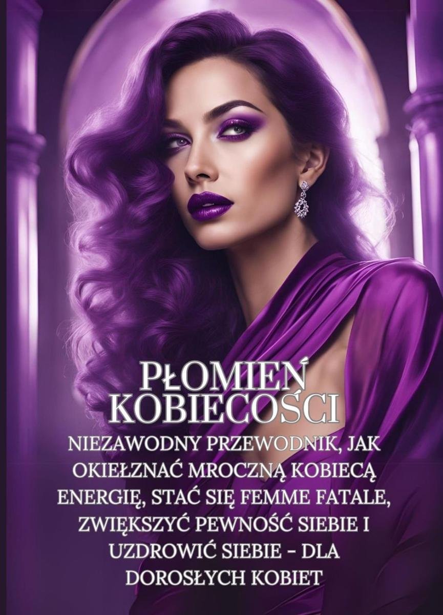 Płomień Kobiecości. Niezawodny przewodnik, jak okiełznać mroczną kobiecą energię, stać się femme fatale, zwiększyć pewność siebie i uzdrowić siebie - dla dorosłych kobiet okładka