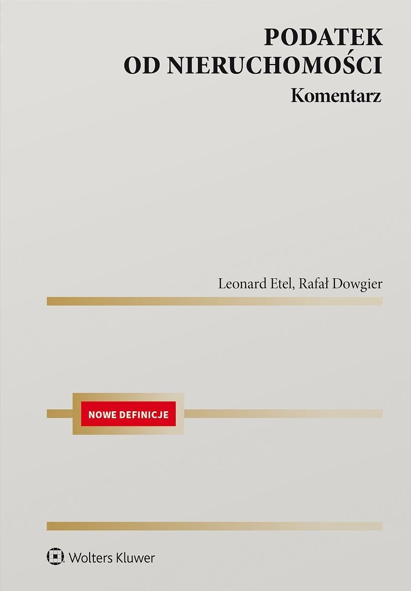 Podatek od nieruchomości. Komentarz okładka