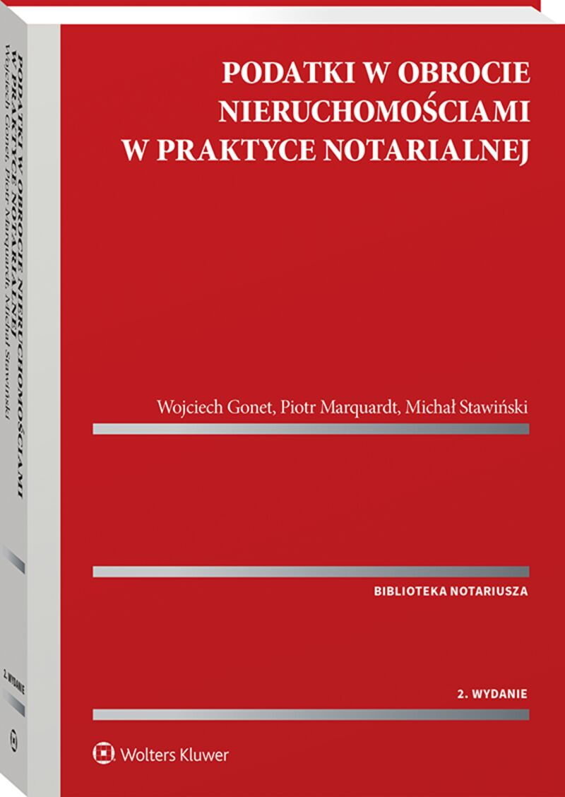 Podatki w obrocie nieruchomościami w praktyce notarialnej okładka