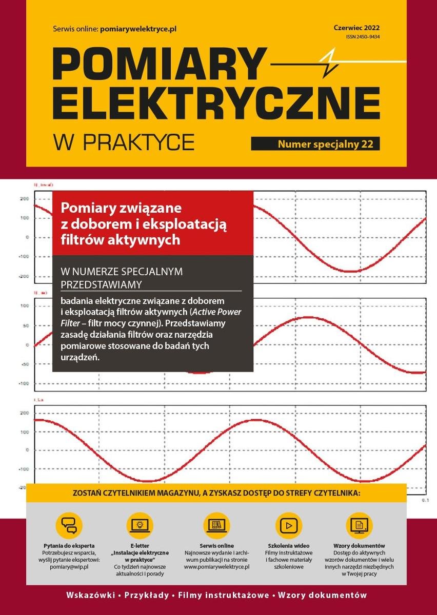 Pomiary elektryczne w praktyce. 22 numer specjalny - ebook MOBI okładka