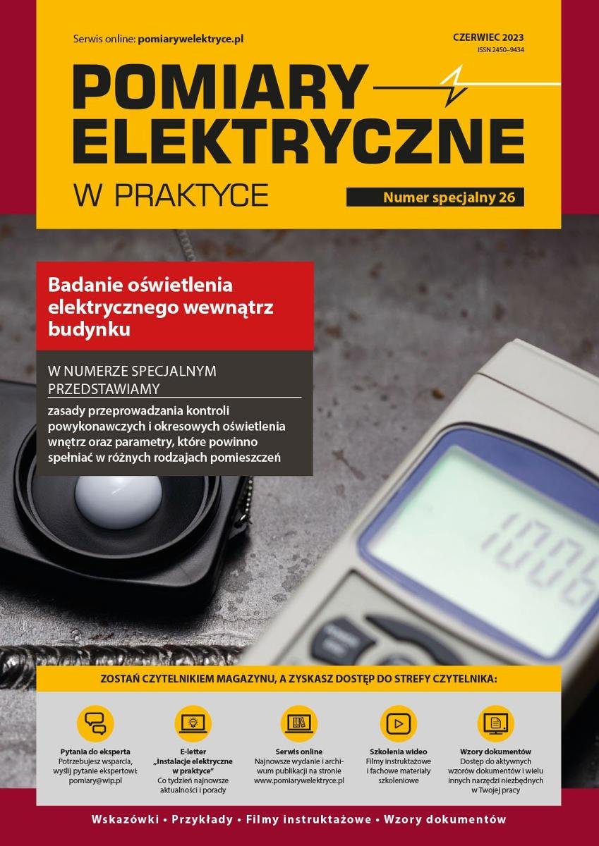 Pomiary elektryczne w praktyce. 26 numer specjalny - ebook EPUB okładka