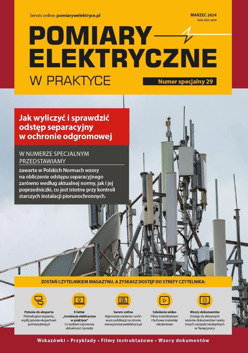 Pomiary elektryczne w praktyce. 29 numer specjalny - ebook MOBI okładka