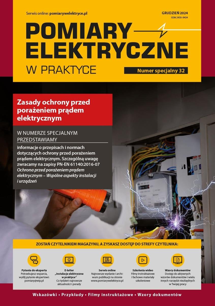 Pomiary elektryczne w praktyce. 32 numer specjalny - ebook EPUB okładka