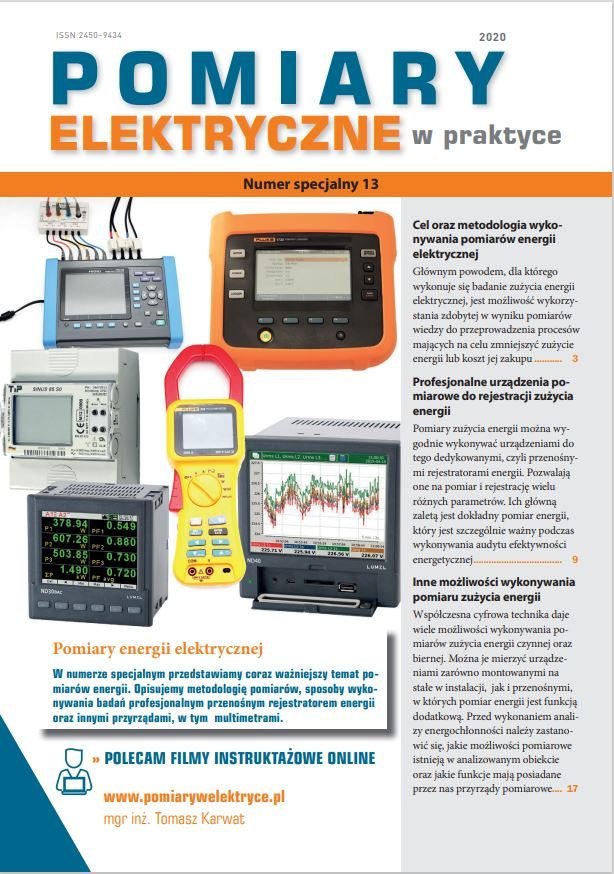 Pomiary elektryczne w praktyce nr 13. Numer specjalny okładka