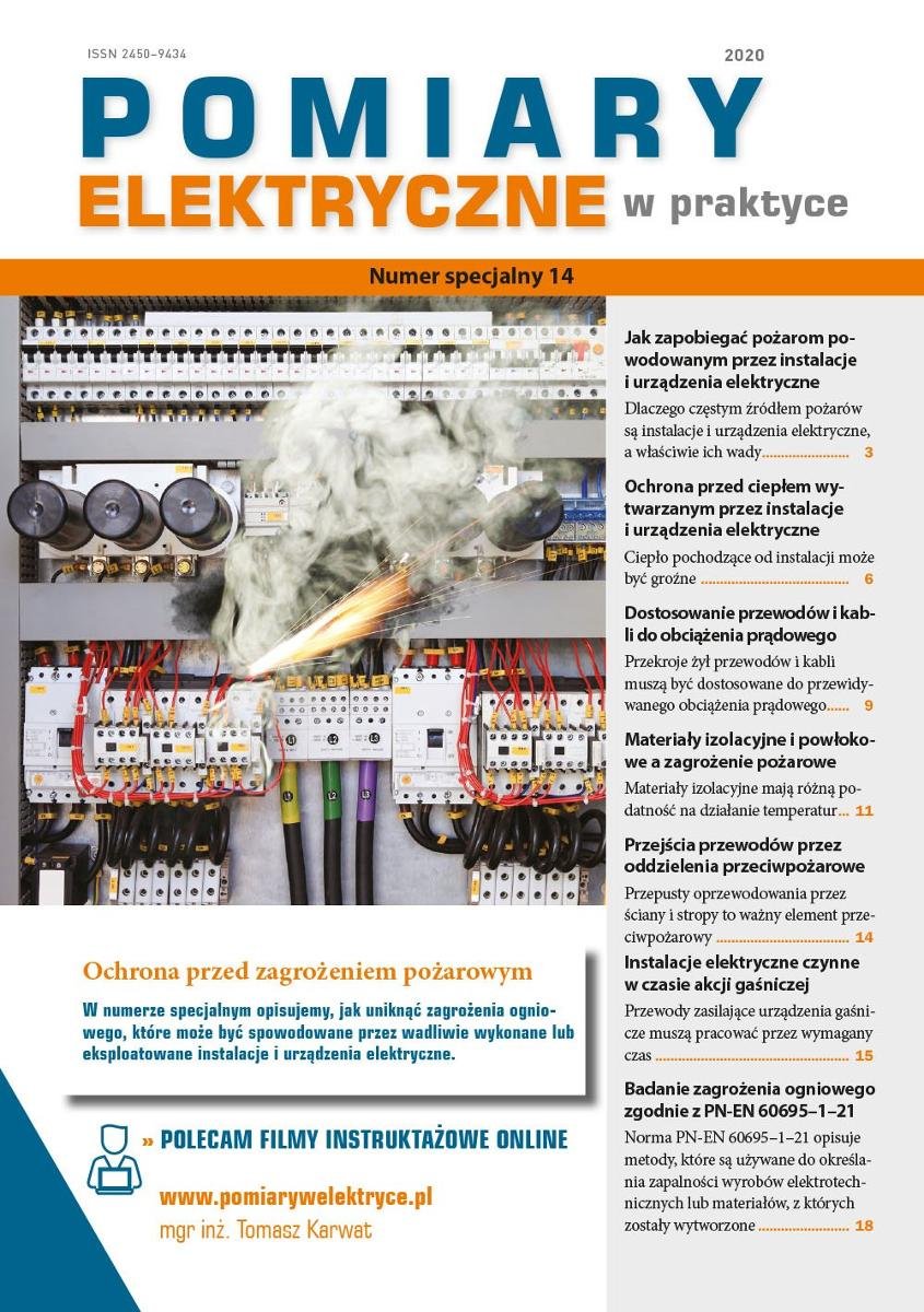 Pomiary elektryczne w praktyce nr 14. Numer specjalny okładka