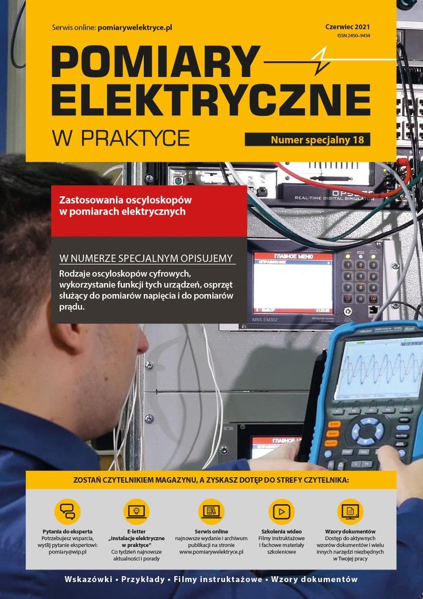 Pomiary elektryczne w praktyce nr 18. Numer specjalny okładka