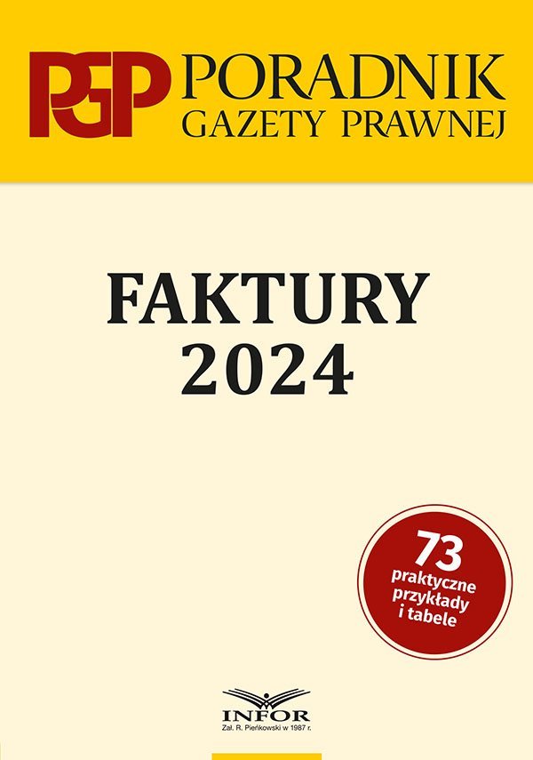 Poradnik Gazety Prawnej. Faktury 2024 okładka