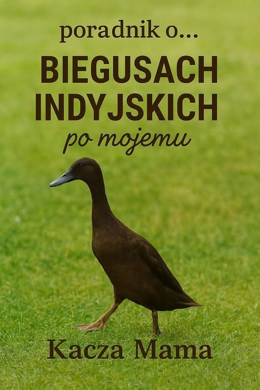 Poradnik o Biegusach Indyjskich po mojemu okładka