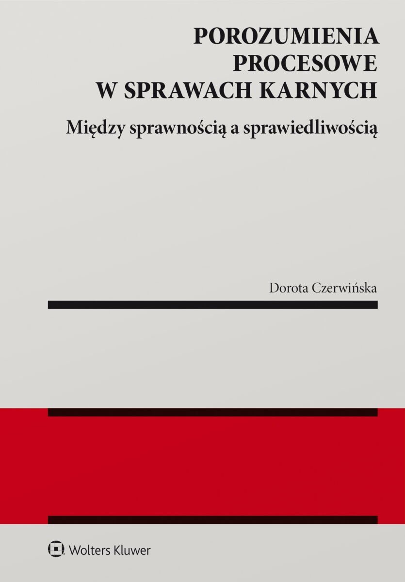 Porozumienia procesowe w sprawach karnych okładka