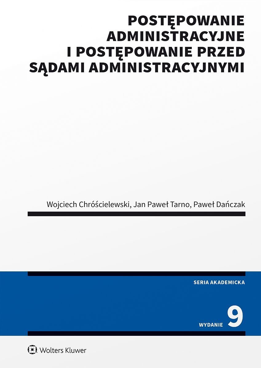 Postępowanie administracyjne i postępowanie przed sądami administracyjnymi okładka