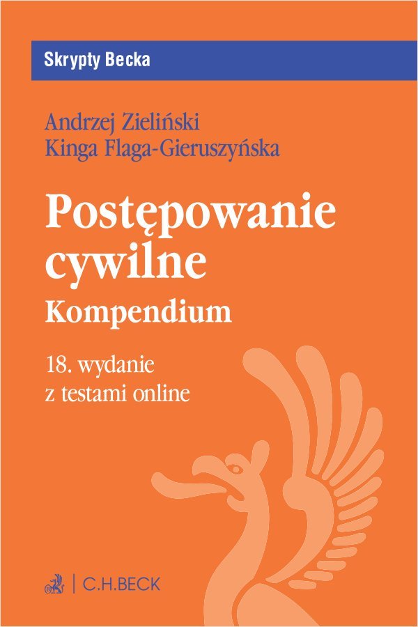 Postępowanie cywilne. Kompendium z testami online okładka