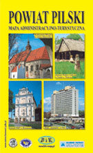 Powiat Pilski Mapa Administracyjno-Turystyczna okładka