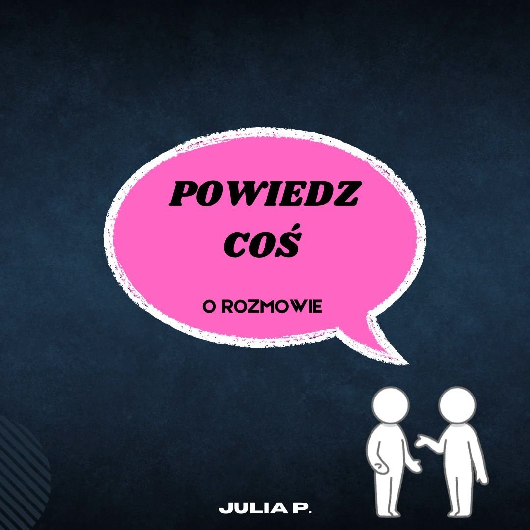 Powiedz coś - o rozmowie okładka