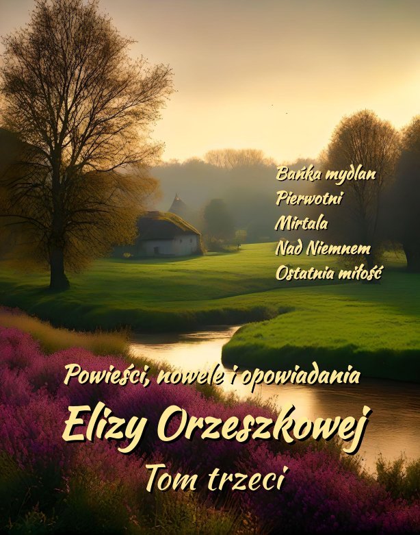 Powieści, nowele i opowiadania Elizy Orzeszkowej. Tom 3 okładka