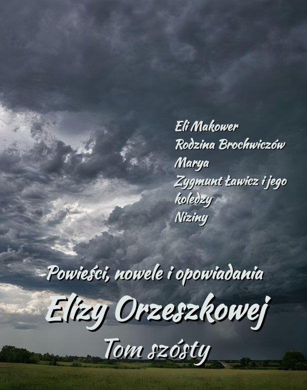 Powieści, nowele i opowiadania Elizy Orzeszkowej. Tom 6 - ebook EPUB okładka