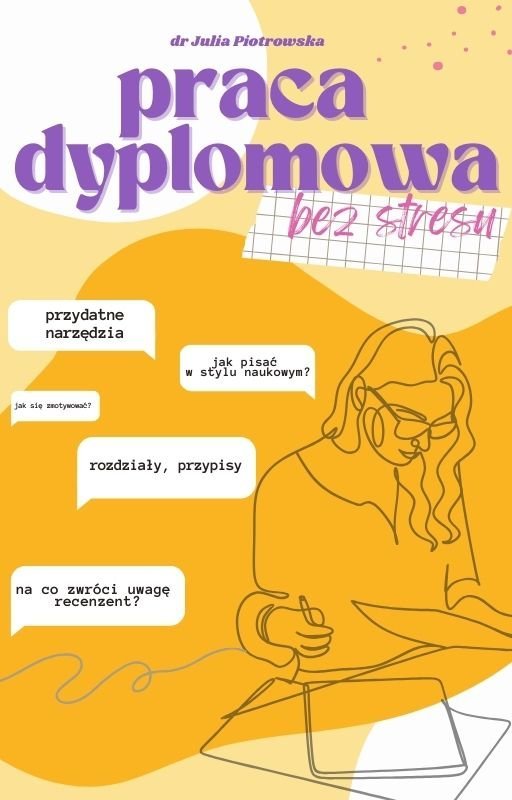 Praca dyplomowa bez stresu - ebook pdf okładka