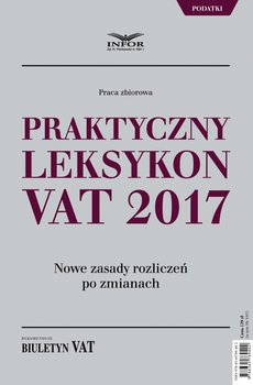 Praktyczny leksykon VAT 2017 okładka