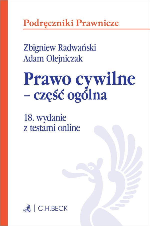 Prawo cywilne - część ogólna z testami online - ebook EPUB okładka