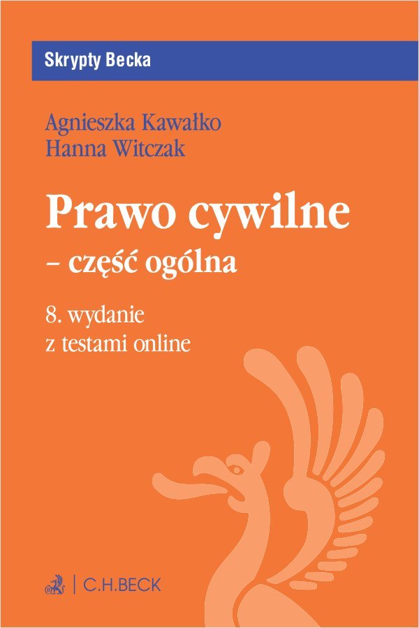 Prawo cywilne - część ogólna z testami online - ebook PDF okładka