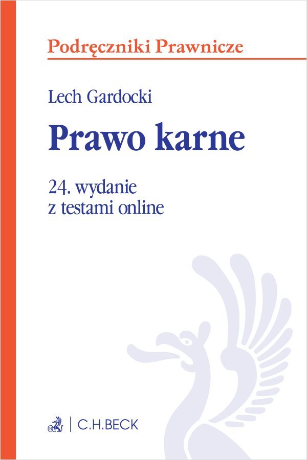Prawo karne z testami online - ebook PDF okładka