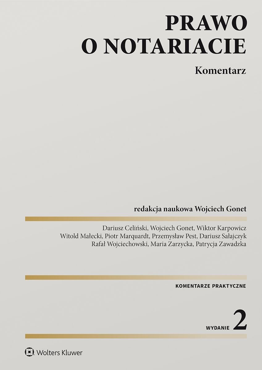 Prawo o notariacie. Komentarz - ebook PDF okładka
