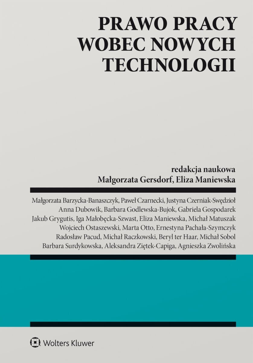 Prawo pracy wobec nowych technologii okładka