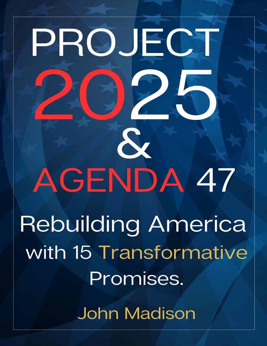 Project 2025 and Agenda 47 okładka