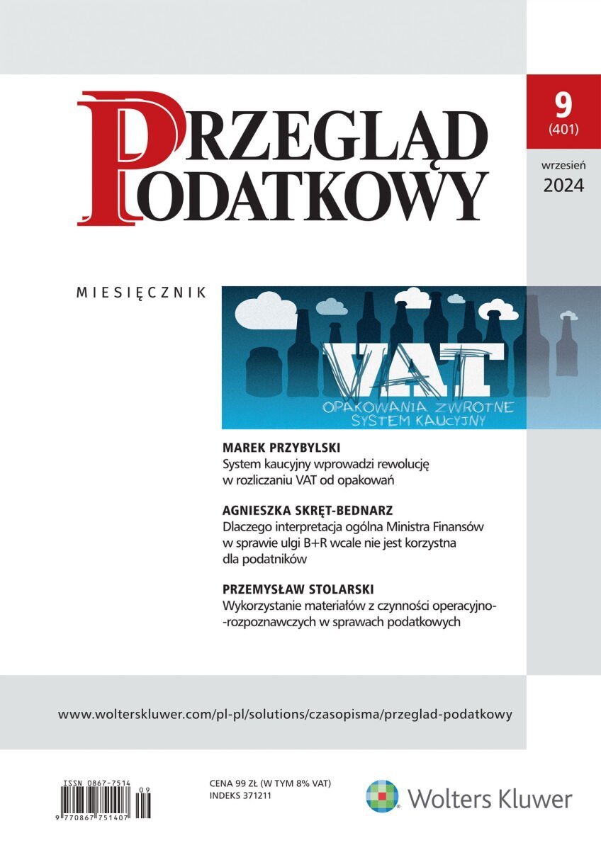 Przegląd Podatkowy. Nr 9/2024 okładka