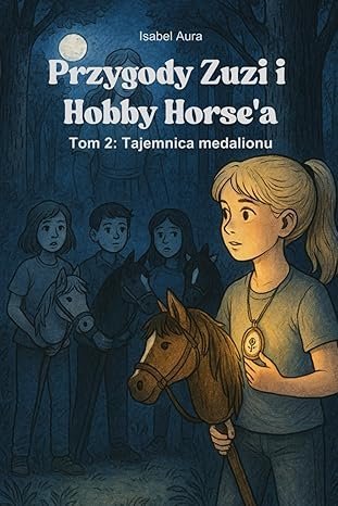 „Przygody Zuzi i Hobby Horse’a” Tom 2 Tajemnica medalionu: Opowiadanie dla dzieci i młodzieży z przekazem odwagi, przyjaźni i kierowania się sercem okładka