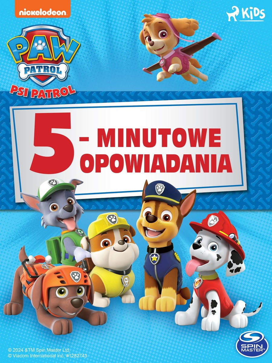 Psi Patrol. 5–minutowe opowiadania okładka