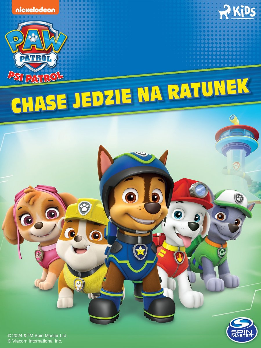 Psi Patrol. Chase jedzie na ratunek okładka