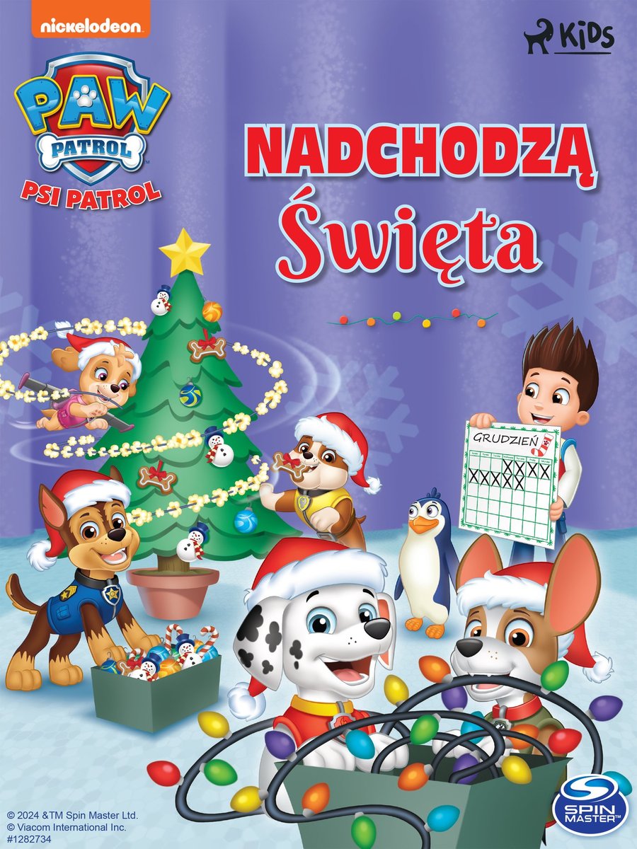 Psi Patrol. Nadchodzą Święta okładka