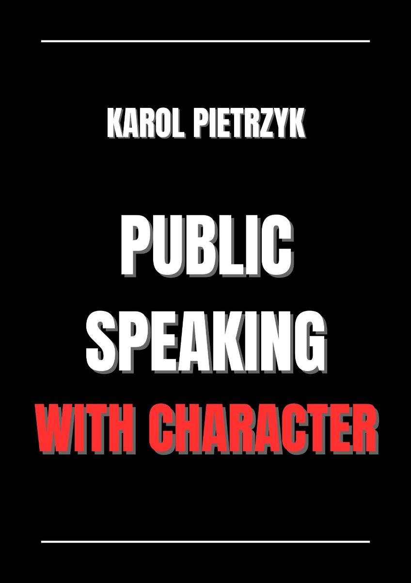 Public speaking with character okładka