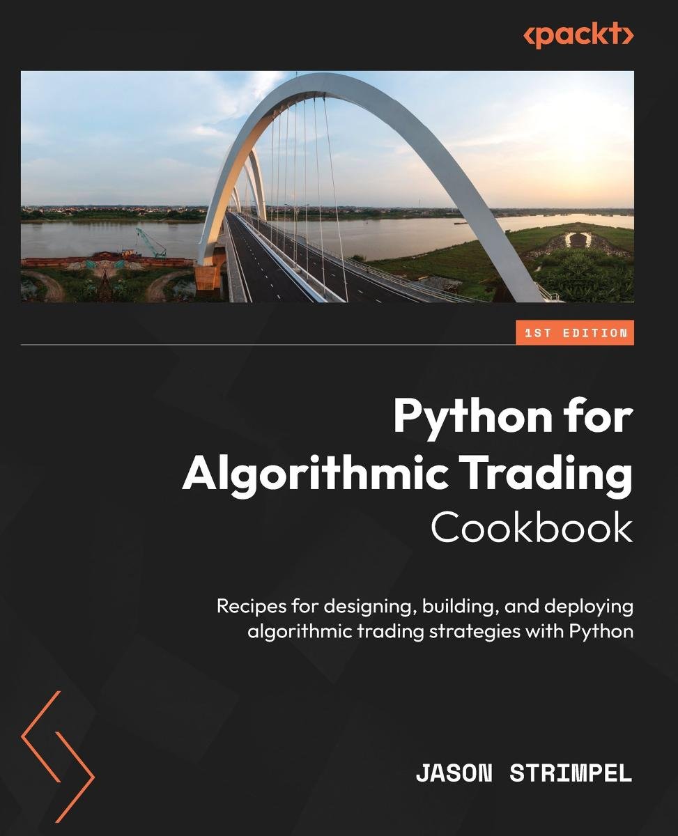 Python for Algorithmic Trading Cookbook okładka