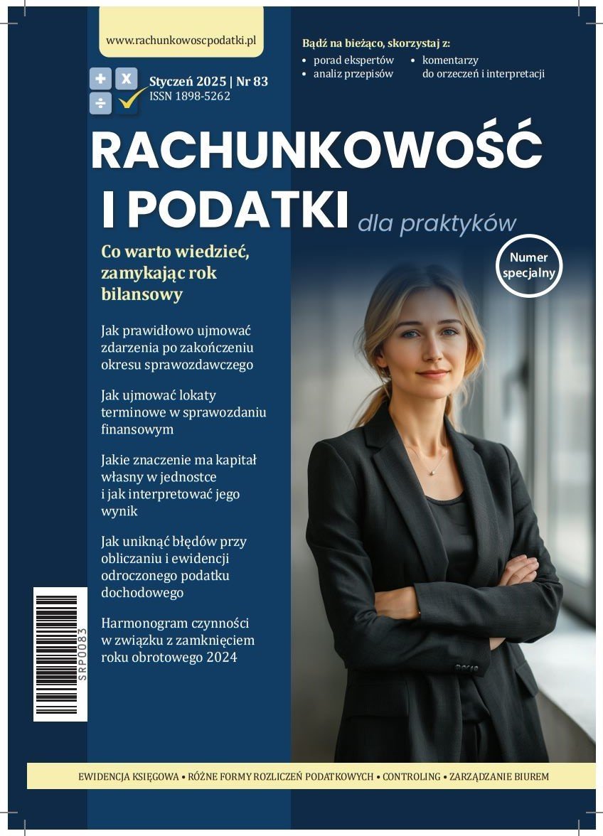 Rachunkowość i Podatki dla praktyków. Wydanie specjalne. Numer 83 okładka