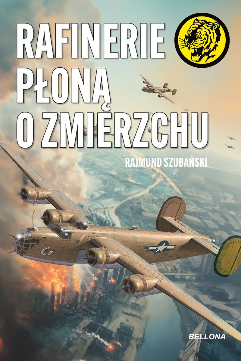 Rafinerie płoną o zmierzchu cover