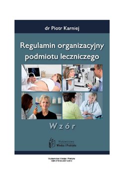 Regulamin organizacyjny podmiotu leczniczego - wzór okładka
